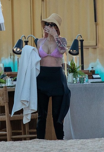 Megan Fox Stuns in Mexico: Bikini Clad with Head-Turning Breasts!