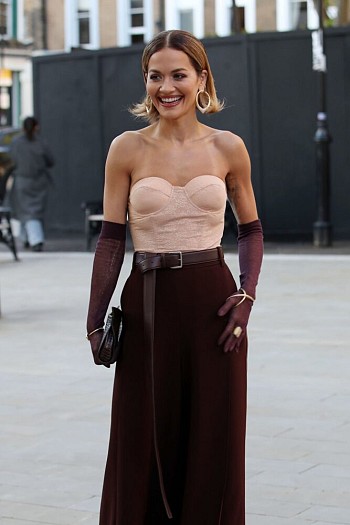 Rita Ora Flaunts Sexy Cleavage at TYPEBEA Launch in London!